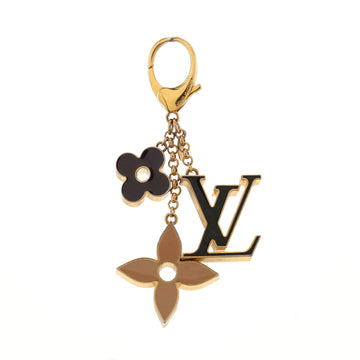 Louis Vuitton Fleur de Monogram Bag Charm Metal