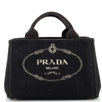Prada Canapa Tote Canvas Mini