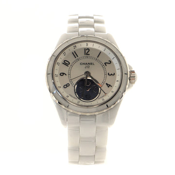 Chanel J12 Moonphase Automatic Watch Ceramic and Stainless Steel 38