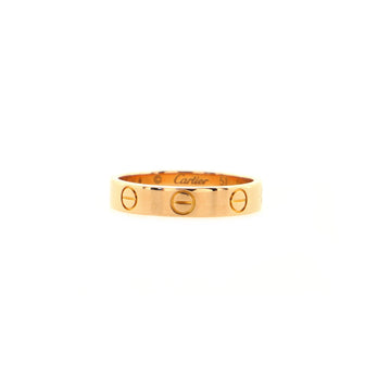 Cartier Love Wedding Band Ring 18K Rose Gold