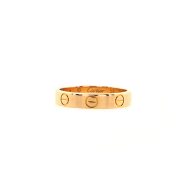 Cartier Love Wedding Band Ring 18K Rose Gold
