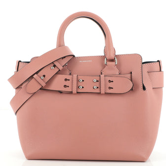 Burberry Belt Tote Leather Small