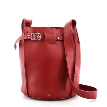 Celine Long Strap Big Bag Bucket Leather