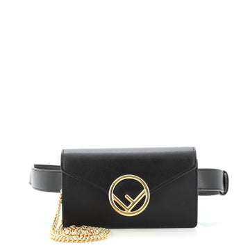 Fendi Logo Convertible Belt Bag Leather