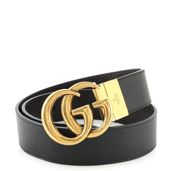 Gucci GG Marmont Reversible Belt Leather Wide