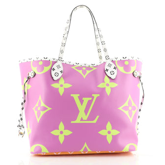 Louis Vuitton Neverfull NM Tote Limited Edition Colored Monogram Giant MM