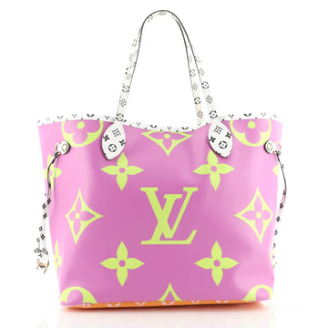 Louis Vuitton Neverfull NM Tote Limited Edition Colored Monogram Giant MM