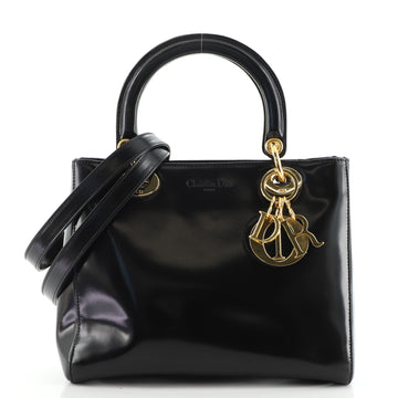 Christian Dior Vintage Lady Dior Bag Patent Medium