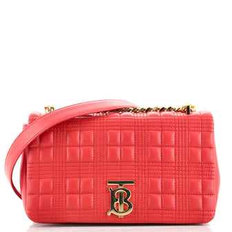 Burberry Lola Shoulder Bag Quilted Lambskin Small