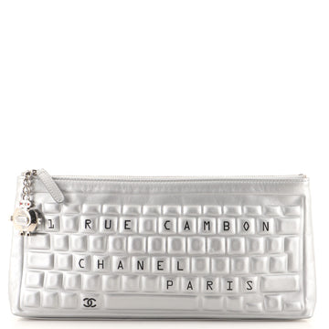 Chanel Keyboard Zip Pouch Calfskin