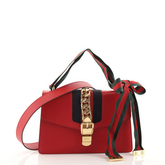 Gucci Sylvie Shoulder Bag Leather Small