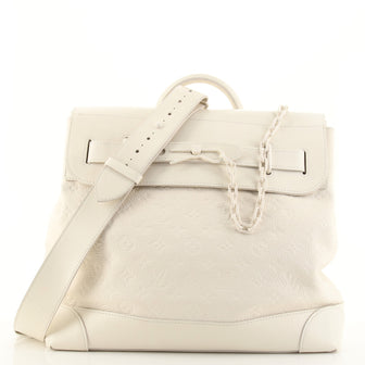 Louis Vuitton Steamer Bag Monogram Taurillon Leather PM