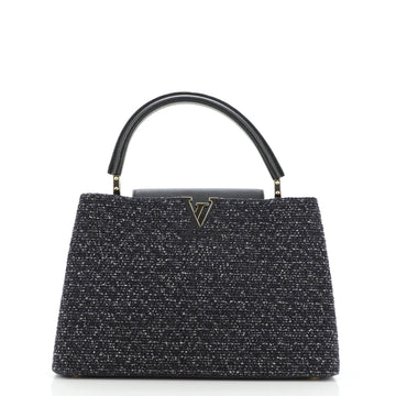 Louis Vuitton Capucines Bag Tweed MM