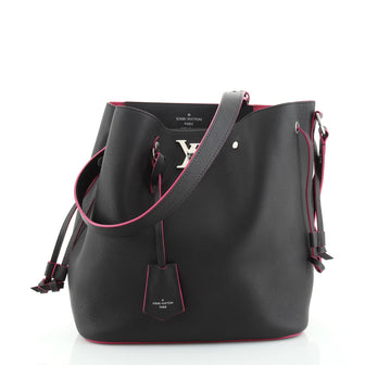 Louis Vuitton Lockme Bucket Bag Leather