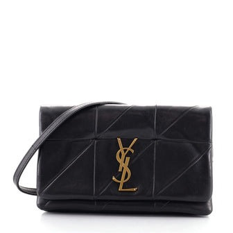 Saint Laurent Jamie Chain Wallet Quilted Leather