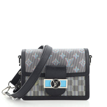 Louis Vuitton Dauphine Shoulder Bag Damier Monogram LV Pop Canvas Mini