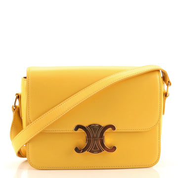 Celine Triomphe Shoulder Bag Smooth Calfskin Teen