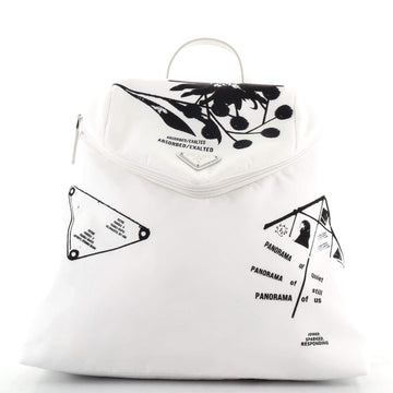Prada Signaux Backpack Printed Nylon