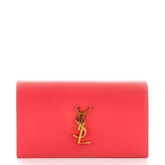Saint Laurent Classic Monogram Clutch Leather