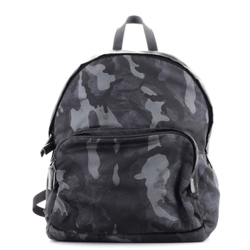 Prada Front Pocket Backpack Printed Tessuto Medium