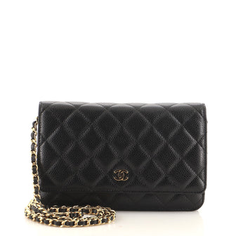 Chanel Wallet on Chain Quilted Caviar