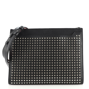 Christian Louboutin Skypouch Crossbody Spiked Leather