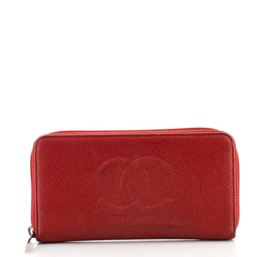 Chanel Timeless CC Zipped Organizer Wallet Caviar Long