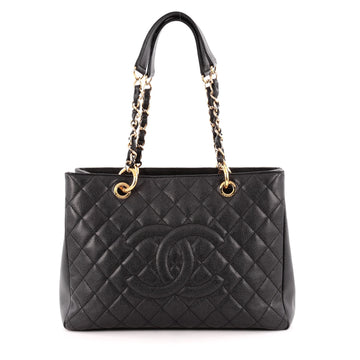 Chanel Grand Shopping Tote Quilted Caviar