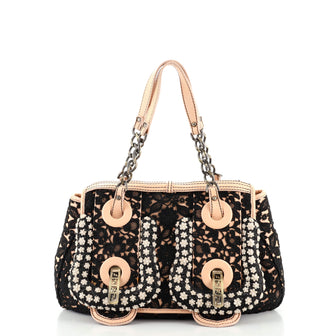 Fendi B. Bag Floral Lace