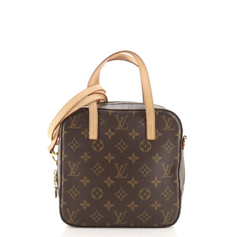 Louis Vuitton Spontini Handbag Monogram Canvas