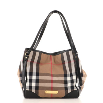 Burberry Canterbury Tote House Check Canvas Small