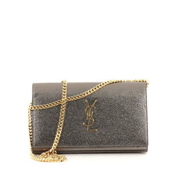 Saint Laurent Classic Monogram Chain Wallet Leather