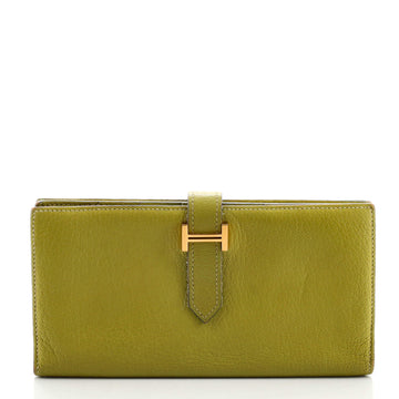 Hermes Bearn Wallet Chevre Mysore Long