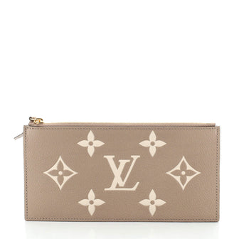 Louis Vuitton Felicie Zip Pouch Insert Bicolor Monogram Empreinte Giant