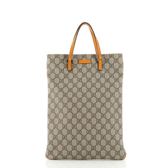 Gucci Joy Plus Flat Tote GG Coated Canvas Small