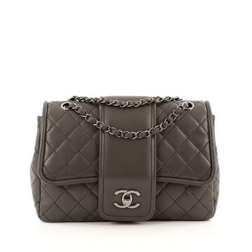 Chanel Elementary Chic Flap Bag Quilted Lambskin Medium