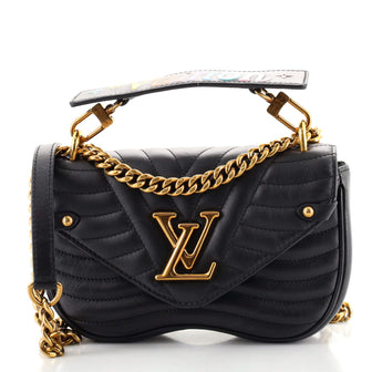 Louis Vuitton New Wave Chain Bag Quilted Leather PM
