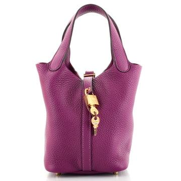 Hermes Picotin Lock Bag Clemence PM