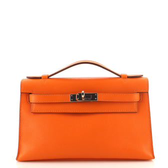 Hermes Kelly Pochette Swift