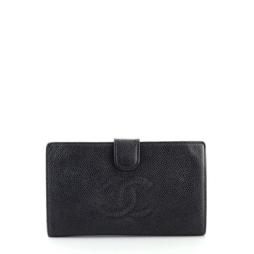 Chanel Timeless CC French Wallet Caviar Long