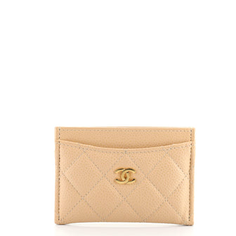 Chanel Classic Card Holder Quilted Caviar