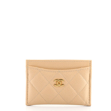Chanel Classic Card Holder Quilted Caviar