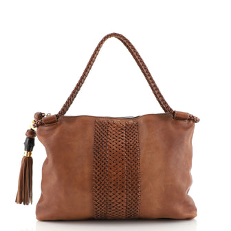 Gucci Handmade Shoulder Bag Leather Medium
