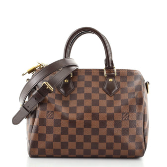 Louis Vuitton Speedy Bandouliere Bag Damier 25