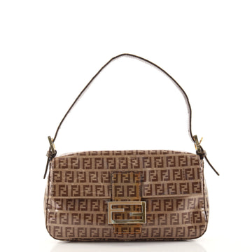 Fendi Baguette Bag Zucchino Coated Canvas