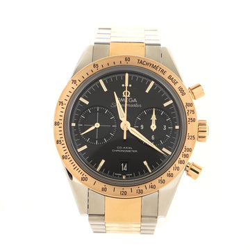 Omega Speedmaster '57 Co-Axial Chronometer Chronograph Automatic Watch Stainless Steel and Rose Gold 41