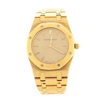 Audemars Piguet Royal Oak Quartz Watch Yellow Gold 33