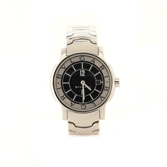 Bvlgari Solotempo Quartz Watch Stainless Steel 29