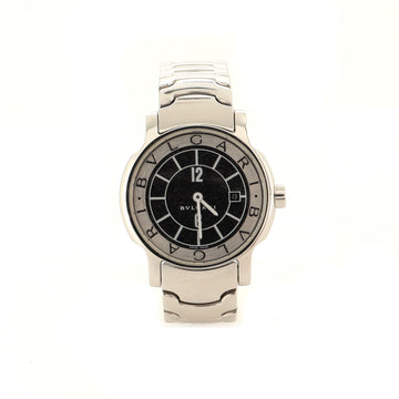 Bvlgari Solotempo Quartz Watch Stainless Steel 29