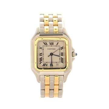 Cartier Vintage Panthere de Cartier Quartz Watch Stainless Steel and Yellow Gold 27